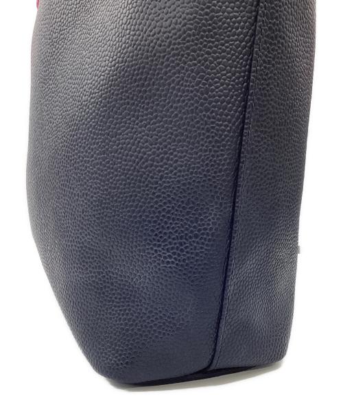 Herve Chapelier（エルベシャプリエ）Herve Chapelier (エルベシャプリエ) コーテッドキャンバススクエアトートB5サイズ フューシャ×ネイビーの古着・服飾アイテム