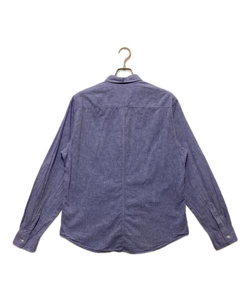 Frank&Eileen（フランクアンドアイリーン）Frank&Eileen (フランクアンドアイリーン) DON リネン混シャツ ブルー サイズ:Lの古着・服飾アイテム