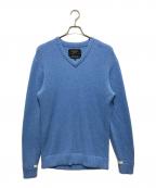 ESTNATION×THE INOUE BROTHERSエストネーション×イノウエブラザーズ）の古着「Vネックニット」｜ブルー