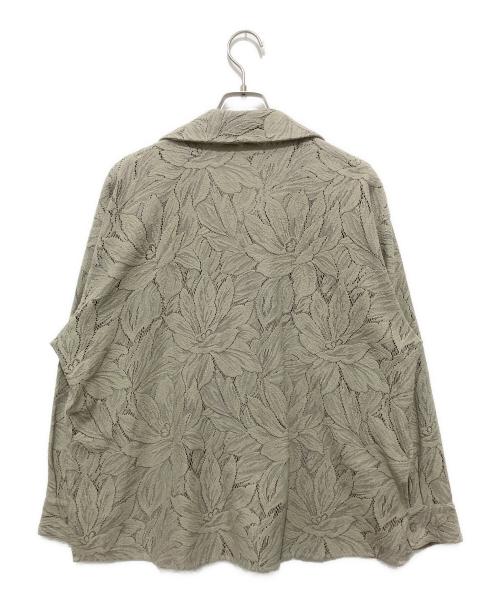 CLANE（クラネ）CLANE (クラネ) カーテンレース スリット シャツ カーキ サイズ:1の古着・服飾アイテム
