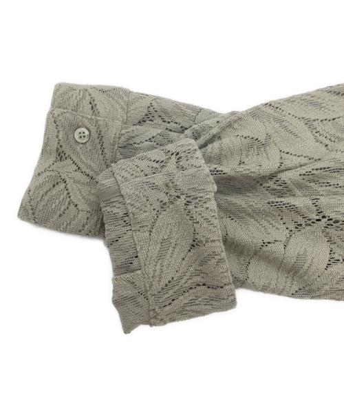 CLANE（クラネ）CLANE (クラネ) カーテンレース スリット シャツ カーキ サイズ:1の古着・服飾アイテム