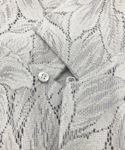 CLANE（クラネ）CLANE (クラネ) カーテンレース スリット シャツ カーキ サイズ:1の古着・服飾アイテム