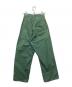 THE SHINZONE (ザ シンゾーン) コットンダック ハイウエスト ワイドパンツ グリーン サイズ:32：5000円