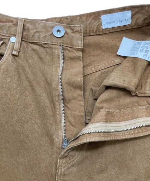 upper hights（アッパーハイツ）upper hights (アッパーハイツ) THE NIECE デニムパンツ GOLD ブラウン サイズ:24の古着・服飾アイテム
