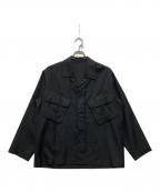 mbエムビー）の古着「尾州ウールファティーグジャケット」｜ブラック