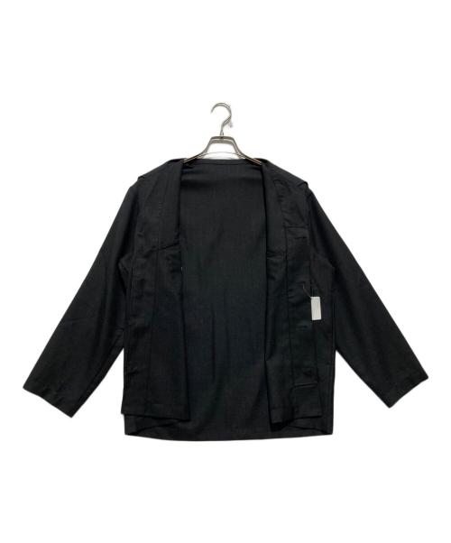 mb（エムビー）mb (エムビー) 尾州ウールファティーグジャケット ブラック サイズ:Sの古着・服飾アイテム