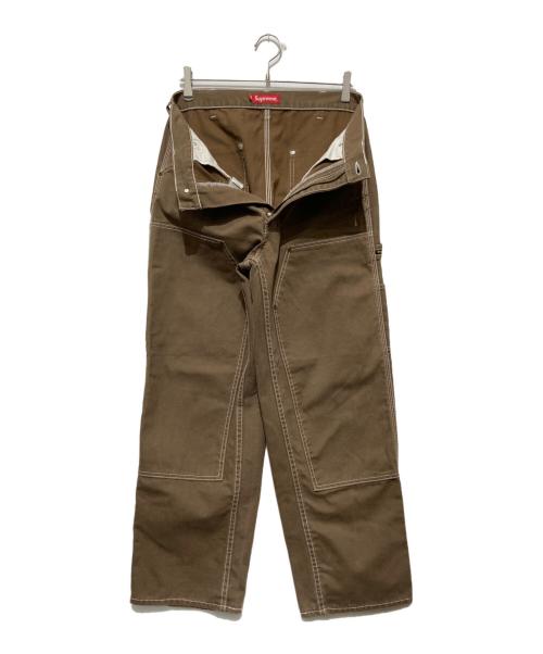 SUPREME（シュプリーム）Supreme (シュプリーム) 22SS Double Knee Canvas Painter Pant / ダブルニーキャンバスペインターパンツ ブラウン サイズ:W30の古着・服飾アイテム