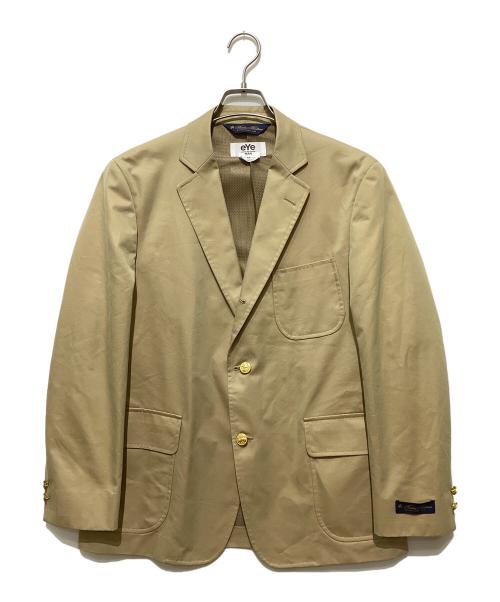 eYe COMME des GARCONS JUNYAWATANABE MAN（アイ コム デ ギャルソン ジュンヤ ワタナベ マン）eYe COMME des GARCONS JUNYAWATANABE MAN BROOKS BROTHERS (ブルックスブラザーズ) 24SS Co/Po シングル 3B テーラード ジャケット ベージュ サイズ:Mの古着・服飾アイテム