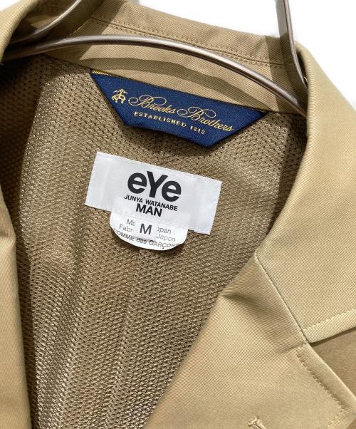 eYe COMME des GARCONS JUNYAWATANABE MAN（アイ コム デ ギャルソン ジュンヤ ワタナベ マン）eYe COMME des GARCONS JUNYAWATANABE MAN BROOKS BROTHERS (ブルックスブラザーズ) 24SS Co/Po シングル 3B テーラード ジャケット ベージュ サイズ:Mの古着・服飾アイテム
