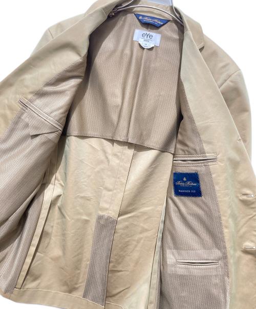 eYe COMME des GARCONS JUNYAWATANABE MAN（アイ コム デ ギャルソン ジュンヤ ワタナベ マン）eYe COMME des GARCONS JUNYAWATANABE MAN BROOKS BROTHERS (ブルックスブラザーズ) 24SS Co/Po シングル 3B テーラード ジャケット ベージュ サイズ:Mの古着・服飾アイテム