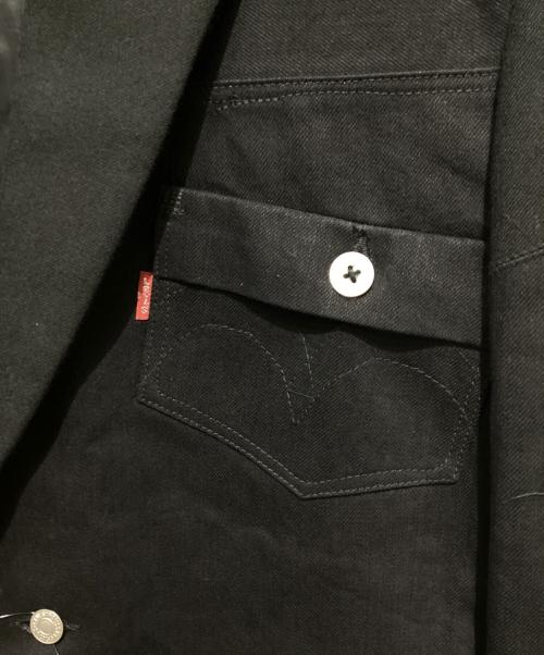 eYe COMME des GARCONS JUNYAWATANABE MAN（アイ コム デ ギャルソン ジュンヤ ワタナベ マン）eYe COMME des GARCONS JUNYAWATANABE MAN (アイ コム デ ギャルソン ジュンヤ ワタナベ マン) LEVI'S (リーバイス) AD2023 ウールデニム切替ジャケット インディゴ サイズ:Mの古着・服飾アイテム