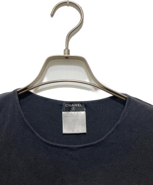 CHANEL（シャネル）CHANEL (シャネル) ココマーク半袖カットソー ブラック サイズ:38の古着・服飾アイテム
