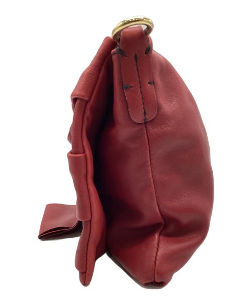 VALENTINO GARAVANI（ヴァレンティノ・ガラヴァーニ）VALENTINO GARAVANI (ヴァレンティノ・ガラヴァーニ) リボンモチーフ クラッチ ワン ショルダーバッグ グリーンの古着・服飾アイテム