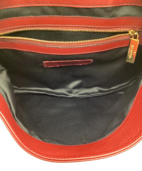 VALENTINO GARAVANI（ヴァレンティノ・ガラヴァーニ）VALENTINO GARAVANI (ヴァレンティノ・ガラヴァーニ) リボンモチーフ クラッチ ワン ショルダーバッグ グリーンの古着・服飾アイテム