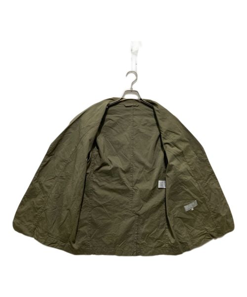 MARGARET HOWELL（マーガレットハウエル）MARGARET HOWELL (マーガレットハウエル) コットンシルクセットアップスーツ オリーブ サイズ:Sの古着・服飾アイテム