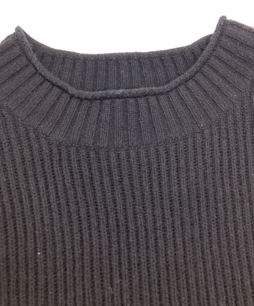 MHL（エムエイチエル）MHL (エムエイチエル) ウールニット ブラック サイズ:Mの古着・服飾アイテム