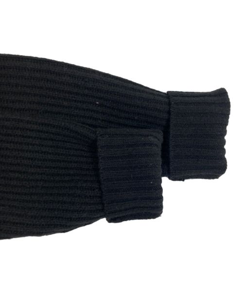 MHL（エムエイチエル）MHL (エムエイチエル) ウールニット ブラック サイズ:Mの古着・服飾アイテム