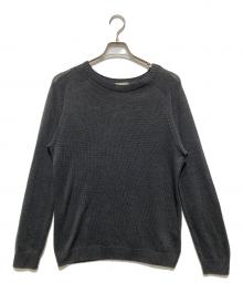 MARGARET HOWELL（マーガレットハウエル）の古着「リネンシルクニット」｜グレー