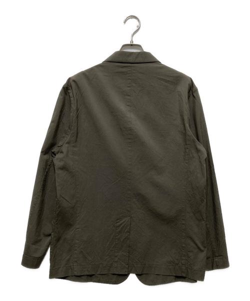 MARGARET HOWELL（マーガレットハウエル）MARGARET HOWELL (マーガレットハウエル) コットンシルクテーラードジャケット オリーブ サイズ:Sの古着・服飾アイテム