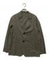 MARGARET HOWELL（マーガレットハウエル）の古着「コットンシルクテーラードジャケット」｜オリーブ