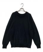 MARGARET HOWELLマーガレットハウエル）の古着「DRY COMPACT COTTON KINT」｜ブラック