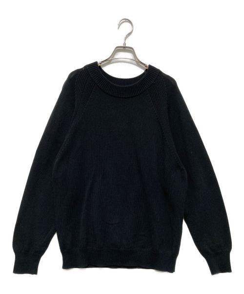 MARGARET HOWELL（マーガレットハウエル）MARGARET HOWELL (マーガレットハウエル) DRY COMPACT COTTON KINT ブラック サイズ:Mの古着・服飾アイテム