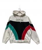 SUPREMEシュプリーム）の古着「20SS Milan Hooded Sweatshirt ミラノ パーカー」｜ホワイト×ブラック