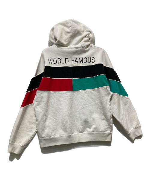SUPREME（シュプリーム）SUPREME (シュプリーム) 20SS Milan Hooded Sweatshirt ミラノ パーカー ホワイト×ブラック サイズ:Mの古着・服飾アイテム