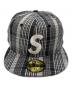 Supreme (シュプリーム) New Era (ニューエラ) Supreme Metallic Plaid S Logo New Era Cap グレー サイズ:7 3/4：11000円