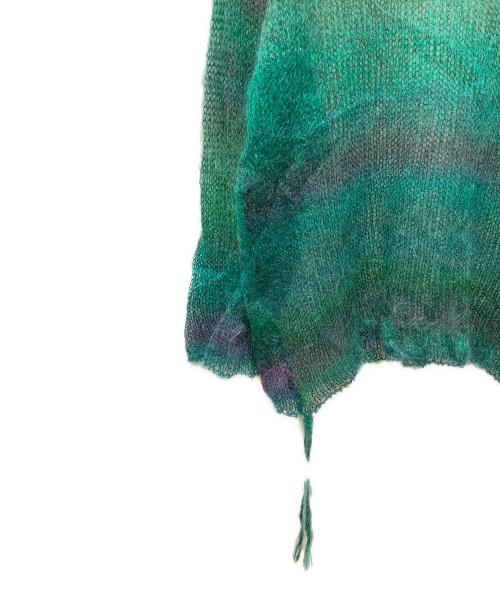 FACCIES（ファッチーズ）FACCIES (ファッチーズ) GRADATION MESH KNIT PO グリーン サイズ:FREEの古着・服飾アイテム