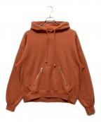 MATSUFUJIマツフジ）の古着「Carry Pocket Hoodie カリーポケットパーカー」｜ブラウン
