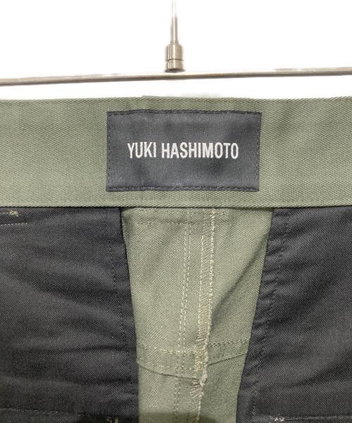 YUKI HASHIMOTO（ユウキハシモト）YUKI HASHIMOTO (ユウキハシモト) TWISTED WORK PANTS ツイステッドワークパンツ  カーキ サイズ:44の古着・服飾アイテム