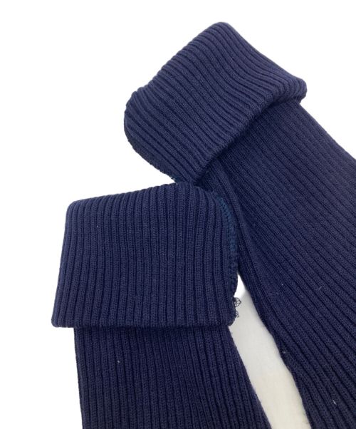 BARNEYS NEWYORK（バーニーズ・ニューヨーク）BARNEYS NEWYORK (バーニーズ・ニューヨーク) ニットワンピース ネイビー サイズ:Fの古着・服飾アイテム