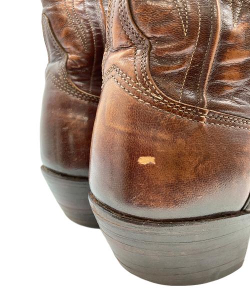 LUCCHESE（ルケーシー）LUCCHESE (ルケーシー) ウェスタンブーツ ブラウン サイズ:7Bの古着・服飾アイテム