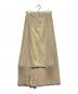 CLANE（クラネ）の古着「SIDE PLEAT SKIRT」｜ベージュ