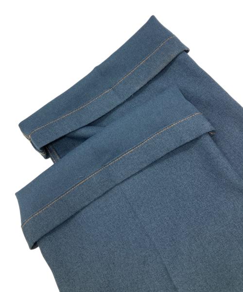 DAIRIKU（ダイリク）DAIRIKU (ダイリク) Flasher Pressed Pants ブルー サイズ:W39の古着・服飾アイテム