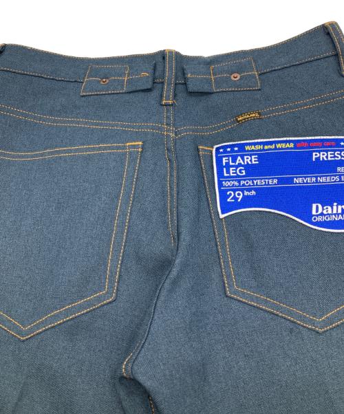 DAIRIKU（ダイリク）DAIRIKU (ダイリク) Flasher Pressed Pants ブルー サイズ:W39の古着・服飾アイテム