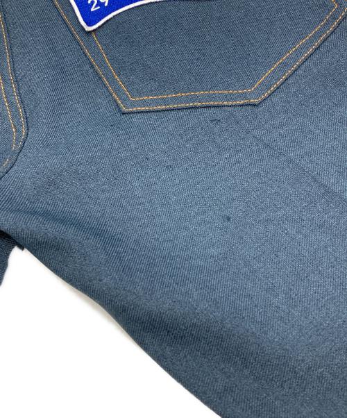 DAIRIKU（ダイリク）DAIRIKU (ダイリク) Flasher Pressed Pants ブルー サイズ:W39の古着・服飾アイテム