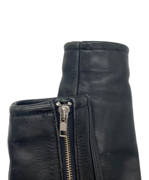 HARLEY-DAVIDSON（ハーレーダビッドソン）HARLEY-DAVIDSON (ハーレーダビッドソン) シングルライダースジャケット ブラック サイズ:XSの古着・服飾アイテム