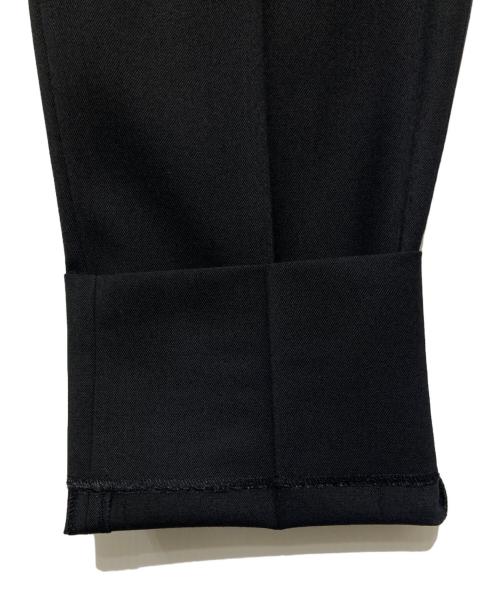 PT TORINO（ピーティートリノ）PT TORINO (ピーティートリノ) テクノウォッシャブルウール TRAVEL トラベル ノープリーツスラックス ブラック サイズ:50の古着・服飾アイテム