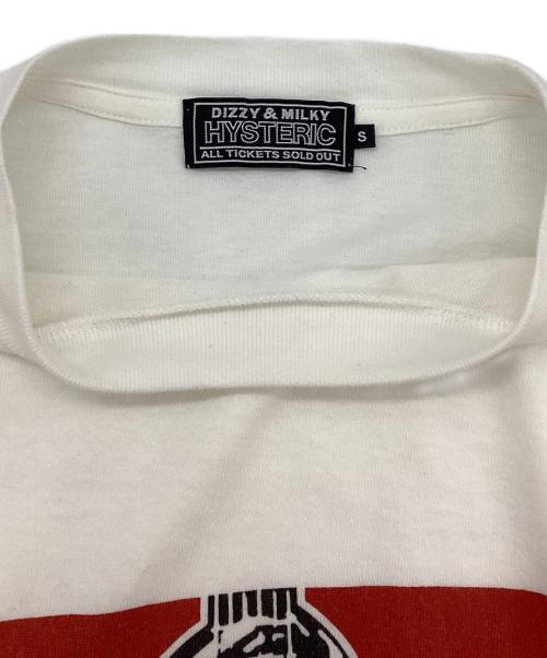 Hysteric Glamour（ヒステリックグラマー）Hysteric Glamour (ヒステリックグラマー) GREATEST PARTY SOUNDS Tシャツ ホワイト サイズ:Sの古着・服飾アイテム