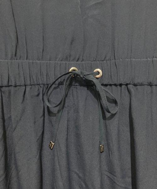 Les Copains（レコパン）Les Copains (レコパン) ノースリーブシルクワンピース ブラック サイズ:44の古着・服飾アイテム