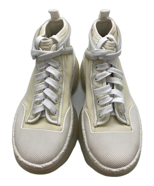 ALEXANDER WANG（アレキサンダー・ワン）ALEXANDER WANG (アレキサンダーワン) ハイカットスニーカー アイボリー サイズ:38の古着・服飾アイテム