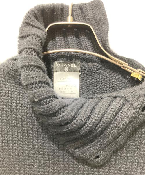 CHANEL（シャネル）CHANEL (シャネル) カシミヤハイネックニット ブラック サイズ:38の古着・服飾アイテム