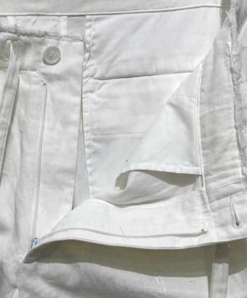 UNUSED（アンユーズド）UNUSED (アンユーズド) コットンヘンプパンツ ホワイト サイズ:3の古着・服飾アイテム