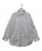 Spick and Spanスピック＆スパン）の古着「長袖 ストライプ シャツ」｜ブルー