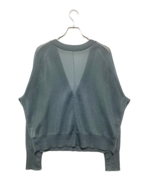 GALLARDA GALANTE NAVY（ガリャルダガランテネイビー）GALLARDA GALANTE NAVY (ガリャルダガランテネイビー) シアーニットカーディガン グリーン サイズ:Fの古着・服飾アイテム