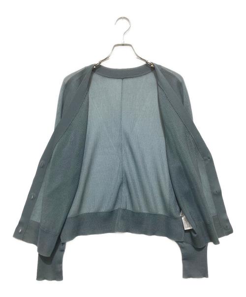 GALLARDA GALANTE NAVY（ガリャルダガランテネイビー）GALLARDA GALANTE NAVY (ガリャルダガランテネイビー) シアーニットカーディガン グリーン サイズ:Fの古着・服飾アイテム