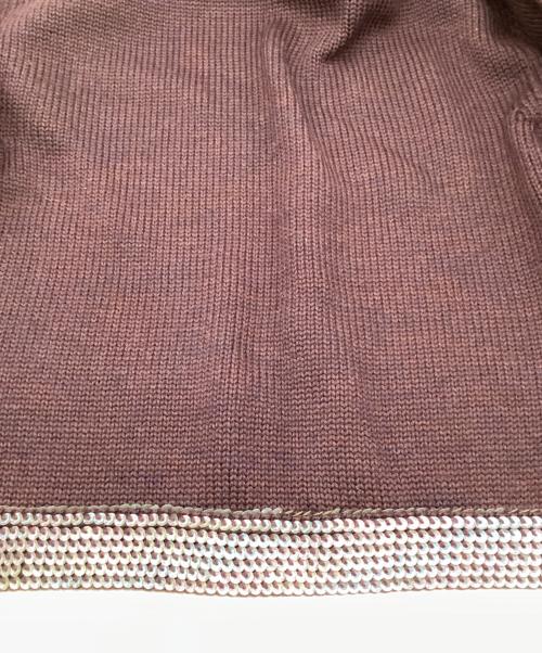 CHANEL（シャネル）CHANEL (シャネル) スパンコールカーディガン ボルドー サイズ:38の古着・服飾アイテム