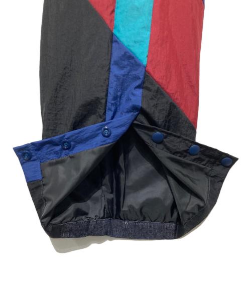 FACETASM（ファセッタズム）FACETASM (ファセッタズム) FAT DENIM PATCHWORK PANTS ファットデニムパッチトラックパンツ インディゴ サイズ:4の古着・服飾アイテム